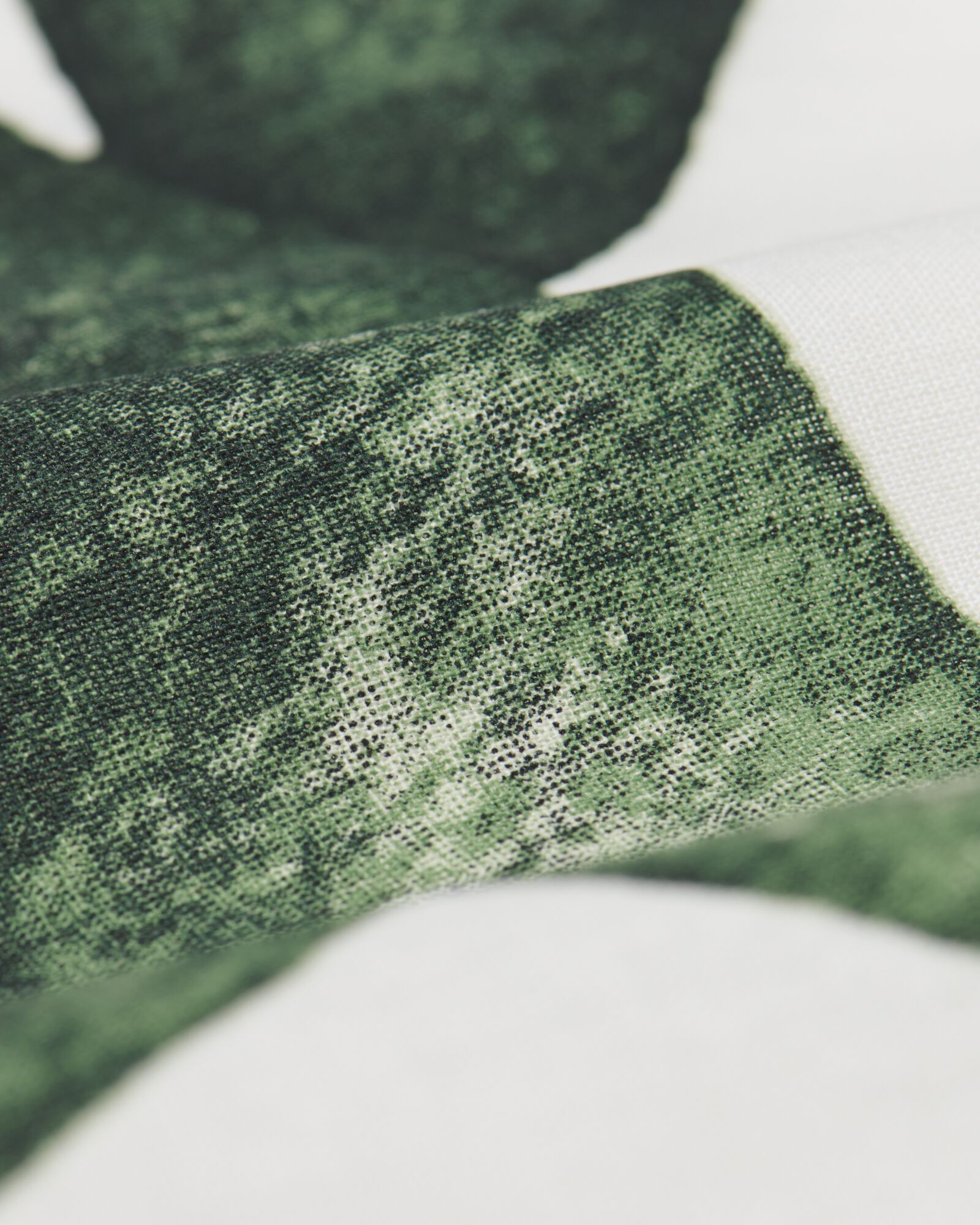 housse de couette 240x200/220cm coton doux branche d'olivier vert - 5790166 - HEMA