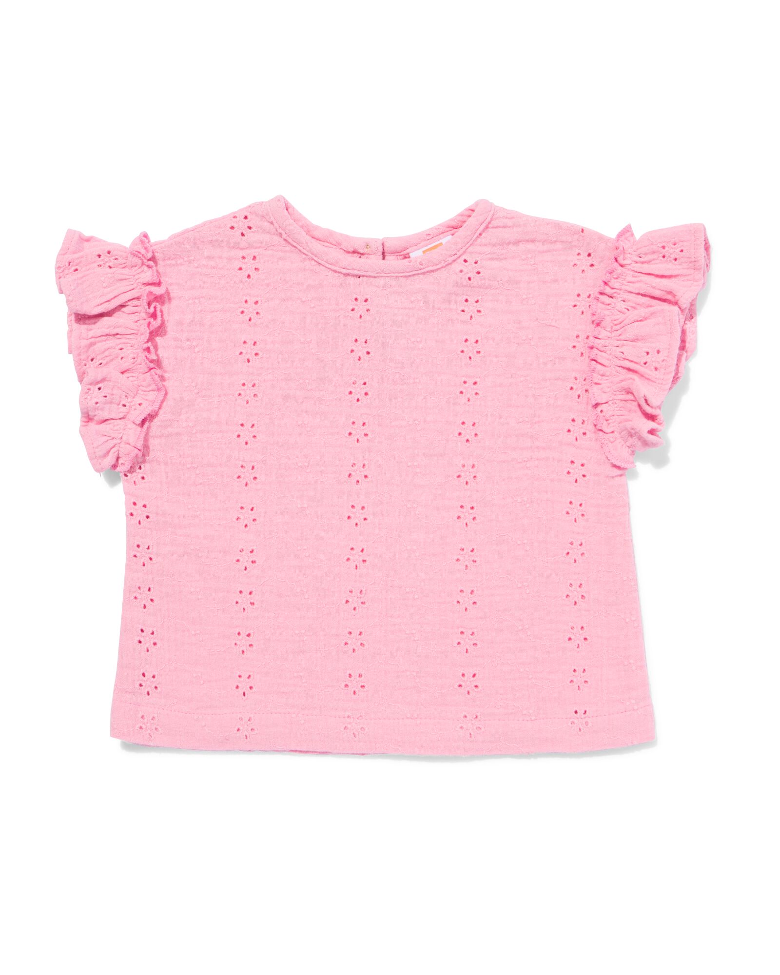 haut b&eacute;b&eacute; broderie rose rose - 33079170PINK - HEMA