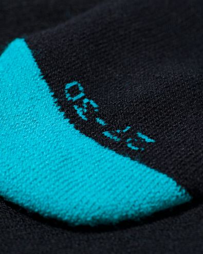 2 paires de chaussettes de ski avec laine pour enfant bleu bleu - 1000029227 - HEMA