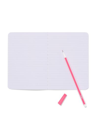 schriften A6 gelinieerd katten - 3 stuks - 14102213 - HEMA