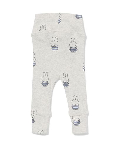 legging Miffy évolutif côtelé nouveau-né gris chiné gris chiné - 33433520GREYMELANGE - HEMA