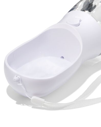 Takkie Wasserflasche, 550 ml, mit Trinkschale, wei&szlig; - 61100355 - HEMA