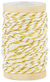 fil de coton blanc avec or 15m - 25300529 - HEMA