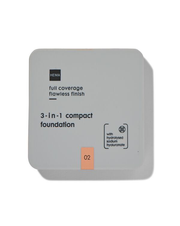 3-in-1 fond de teint couvrance totale 02 - 11290342 - HEMA