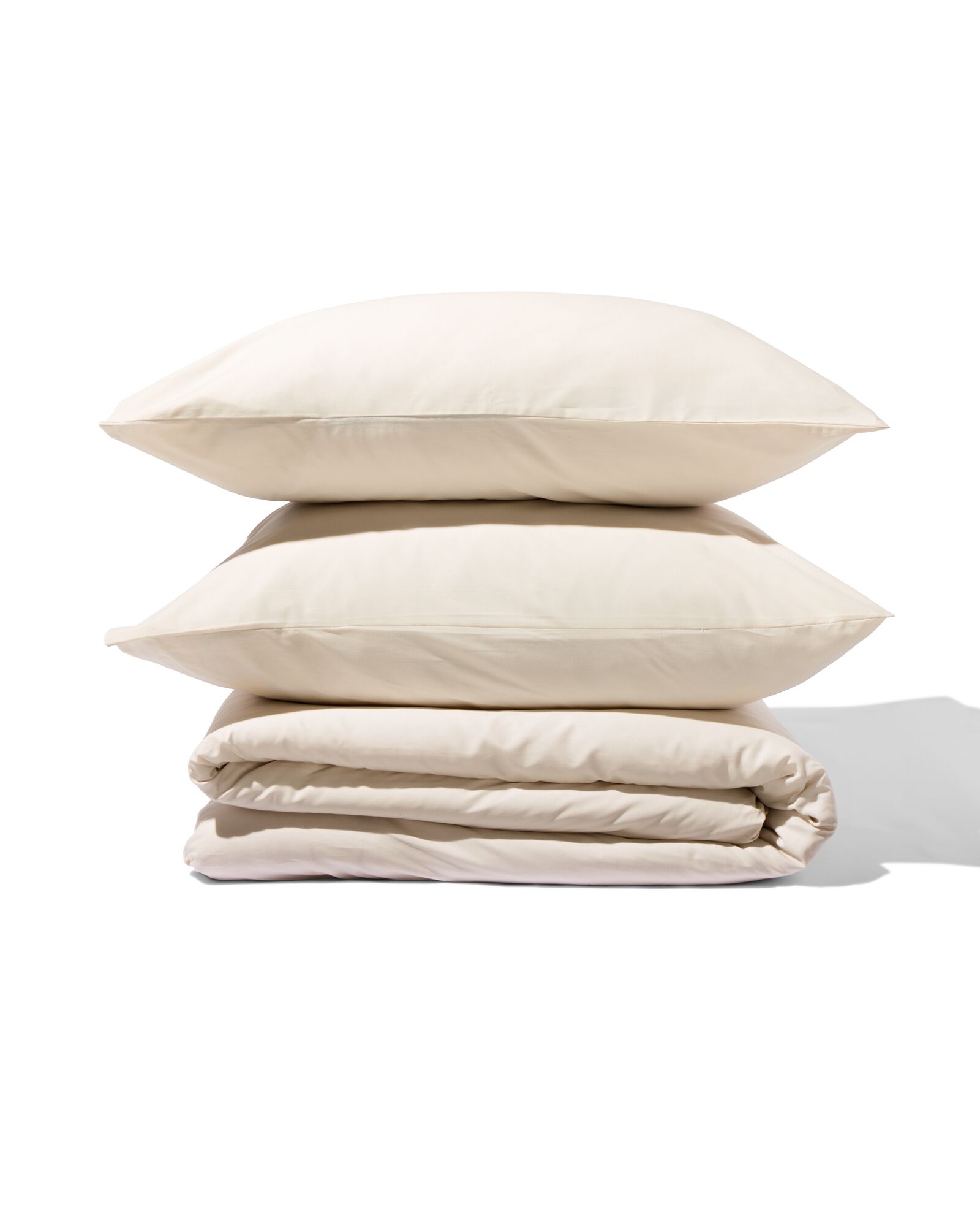 Bettbezug 200x200/220 cm weiche Baumwolle, Beige - 5750080 - HEMA