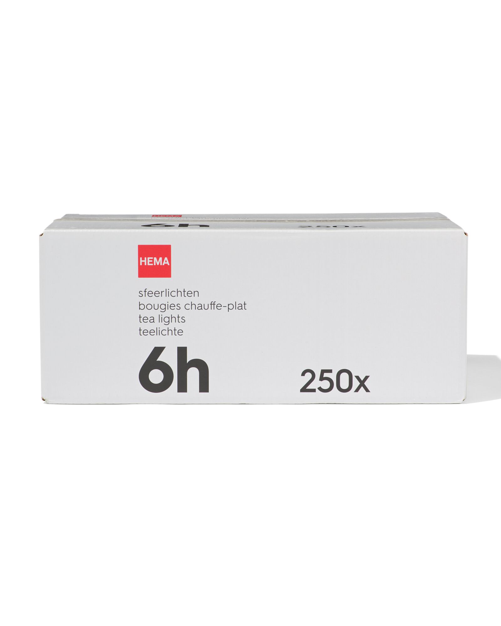 sfeerlichten 6 branduren &Oslash;4cm - 250 stuks - 13511000 - HEMA