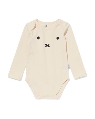 body Miffy en coton extensible blanc cass&eacute; blanc cass&eacute; - 33364750OFFWHITE - HEMA
