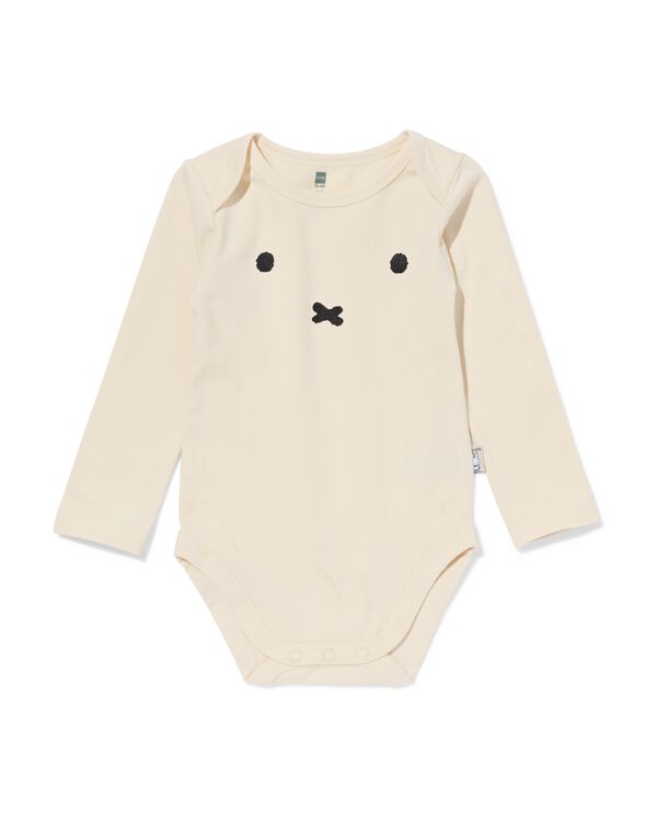 body Miffy en coton extensible blanc cass&eacute; blanc cass&eacute; - 33364750OFFWHITE - HEMA