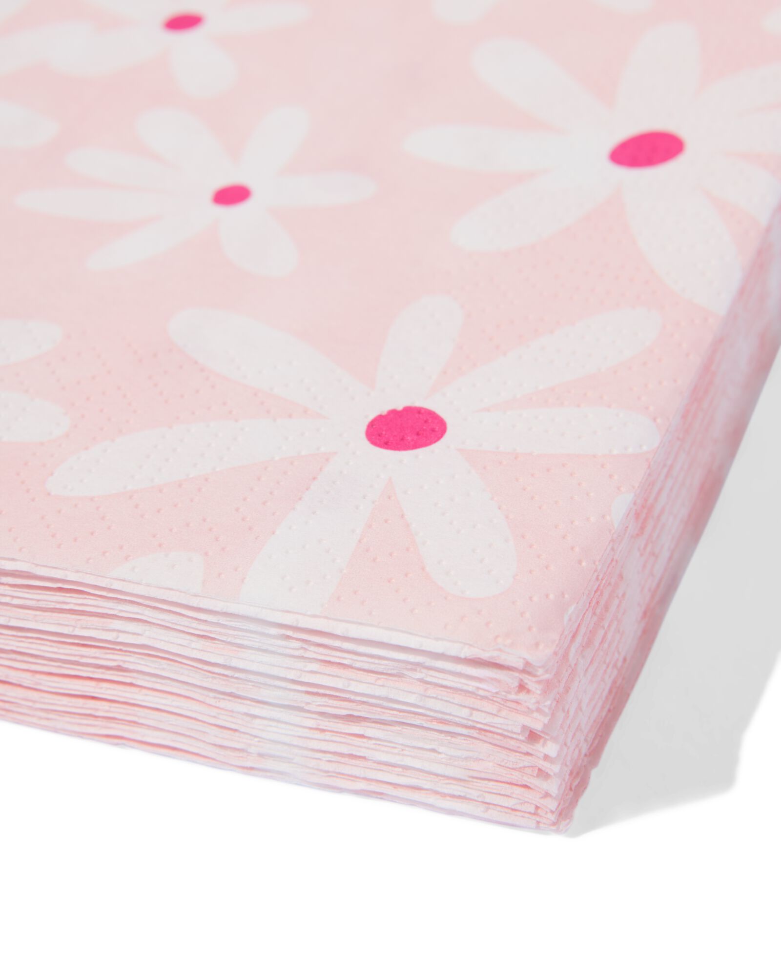 serviettes fleurs 33x33 cm - lot de 20 - 14250202 - HEMA