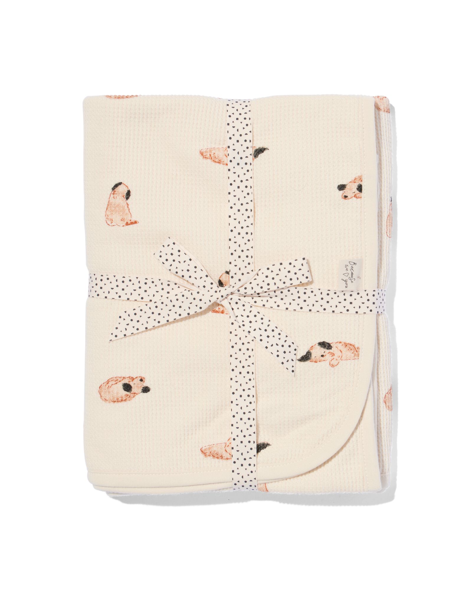 couverture pour berceau 75x100 gaufr&eacute;e chien - 33304630 - HEMA