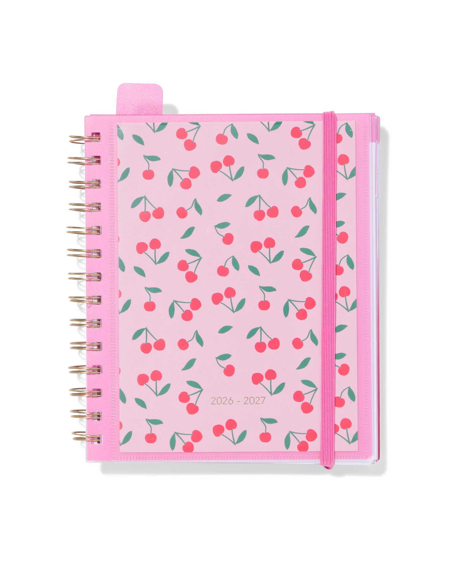 agenda scolaire avec insert 2026-2027 13x18cm cerise - 14505661 - HEMA