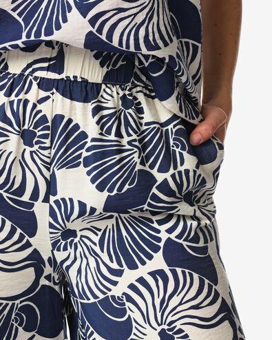 Damenhose Saint Wide Leg mit Muscheln bunt - 36201283MULTI - HEMA