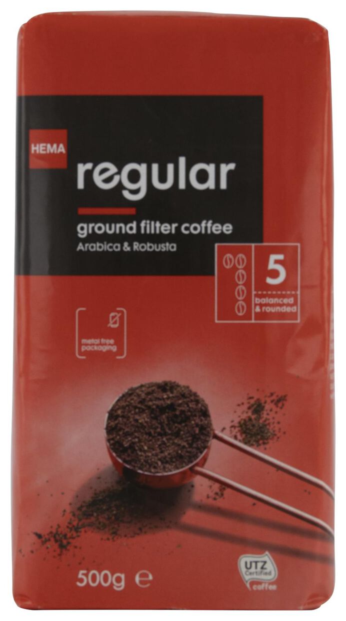 cafe moulu regular 500 g hema