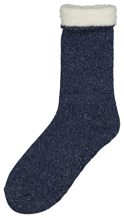 chaussettes d’intérieur femme bleu foncé bleu foncé - 1000016549 - HEMA