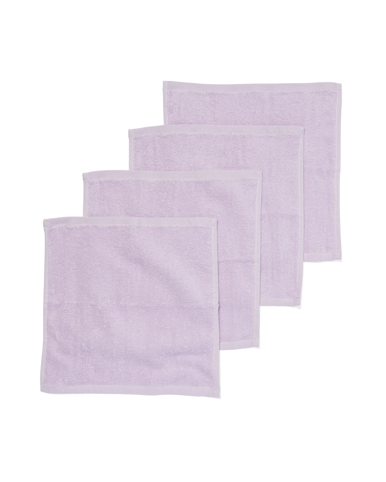 serviettes de bain - qualit&eacute; &eacute;paisse lilas d&eacute;barbouillettes 30 x 30 - 5245411 - HEMA