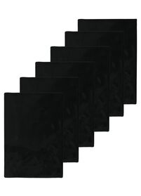 6 couvre-livres extensibles noirs - 14522239 - HEMA