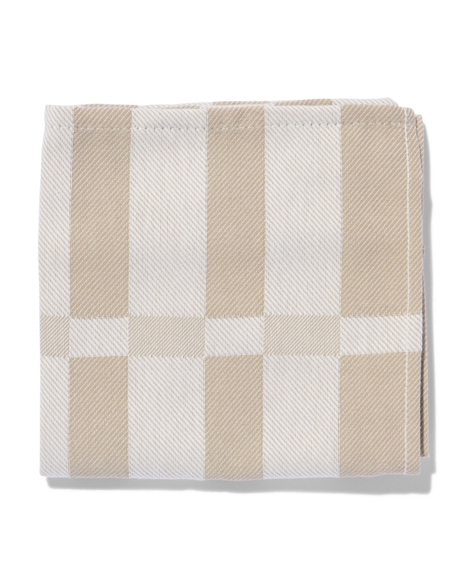 torchon 65x65 coton taupe - 5420023 - HEMA