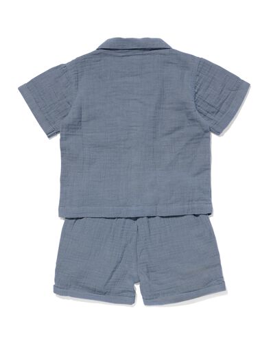 ensemble vêtements bébé mousseline gris gris - 33102950GREY - HEMA