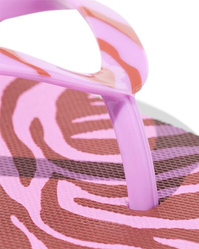 kinderslippers zebra paars paars - 18400420PURPLE - HEMA