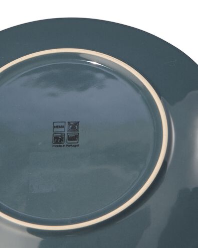 Frühstücksteller Porto, 23 cm, reaktive Glasur, schwarz - 9602030 - HEMA