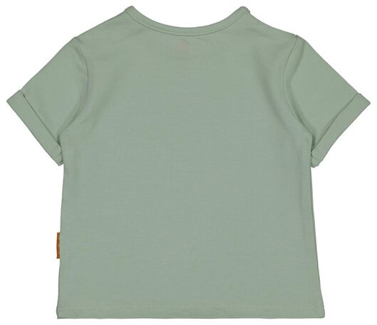 t-shirt bébé nouveau-né lion vert clair vert clair - 1000027741 - HEMA