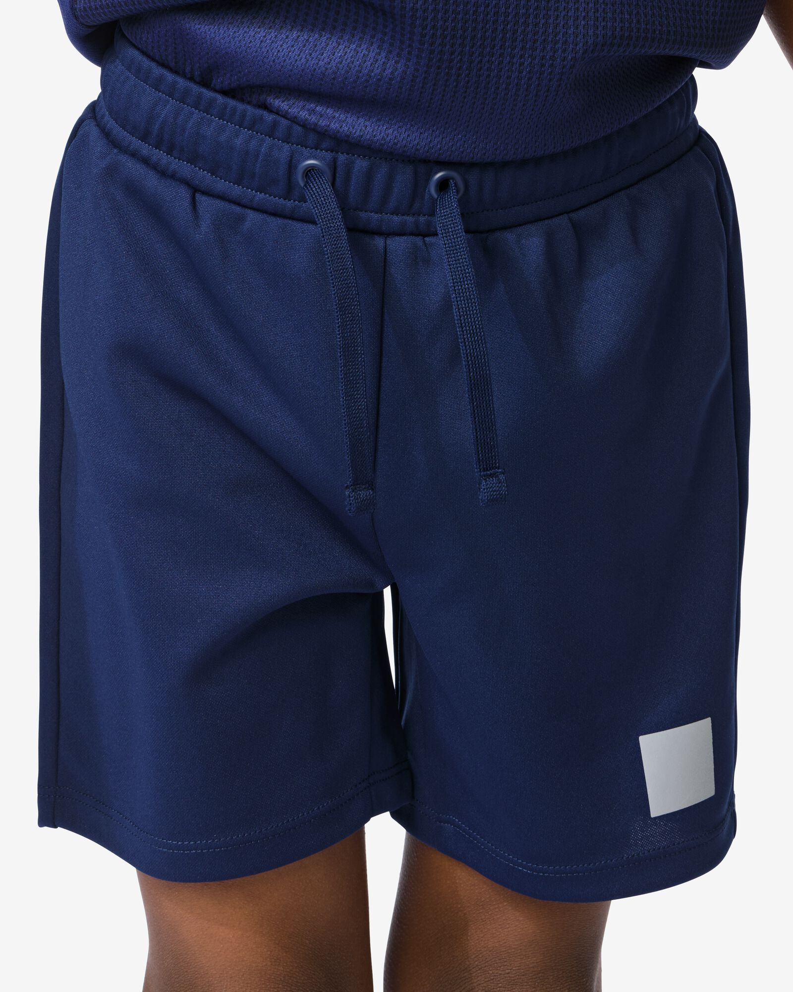 kindersportbroek kort donkerblauw donkerblauw - 30650019DARKBLUE - HEMA