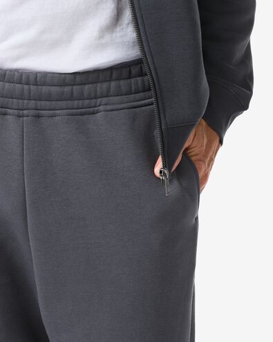 heren sweatbroek Carlson donkergrijs donkergrijs - 2101230DARKGREY - HEMA