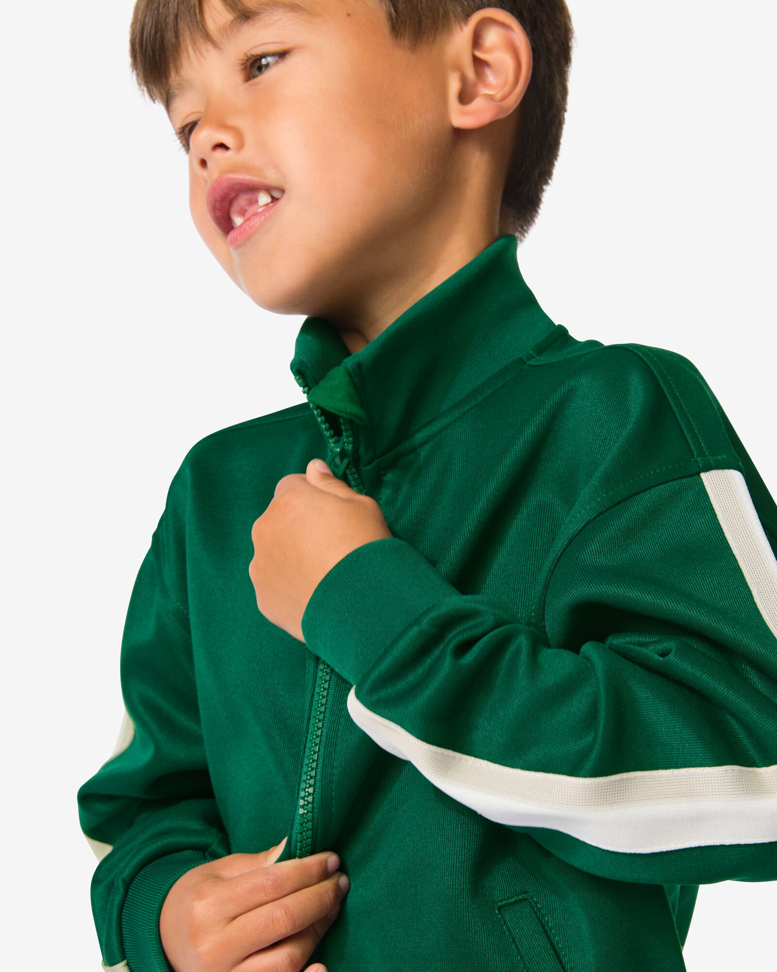 kinder sweatvest  felgroen - 30745508BRIGHTGREEN - HEMA