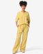 pantalon femme Koa avec lin jaune L - 36278873 - HEMA