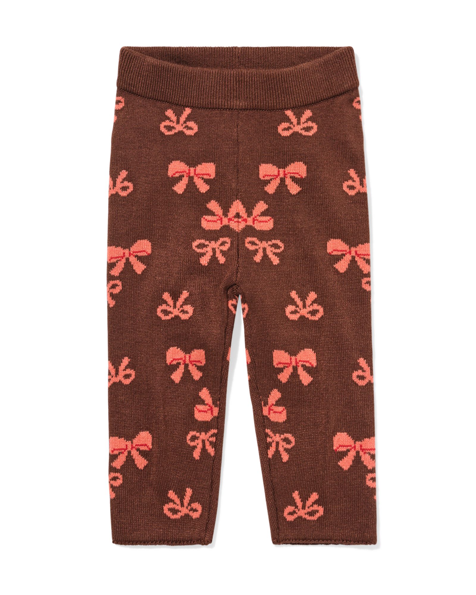 legging b&eacute;b&eacute; n&oelig;uds marron fonc&eacute; marron fonc&eacute; - 33048970DARKBROWN - HEMA