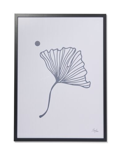 cadre photo 50x70cm bois noir 50 x 70 noir - 13621043 - HEMA