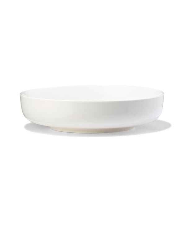 assiette creuse ⌀22cm Knap new bone china blanc - 9650301 - HEMA