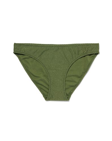 Damen-Bikinislip, mittelhohe Taille graugrün graugrün - 1000031092 - HEMA