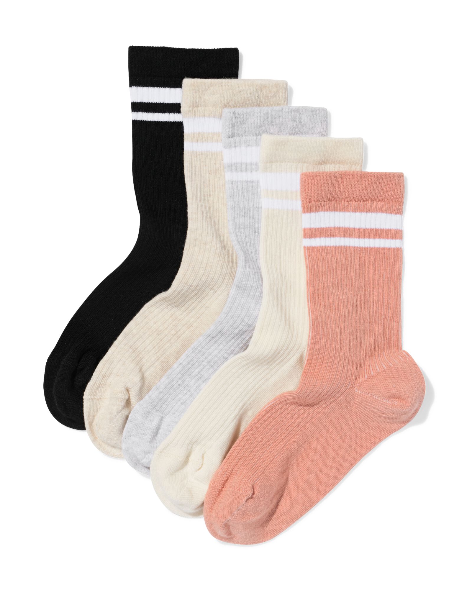 Damen-Sportsocken, Dreiviertelh&ouml;he &ndash; 5 Paar terrakotta terrakotta - 4290405TERRA - HEMA
