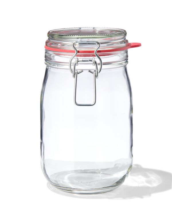 Bocal verre 0.8 litre, conservation alimentaire, couvercle hermétique sans  BPA achat vente écologique - Acheter sur