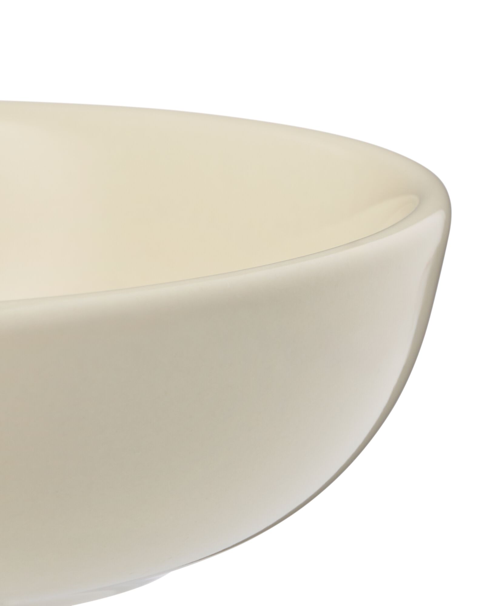 mini-bol ⌀8x2,5cm Knap new bone jaune - 9650413 - HEMA