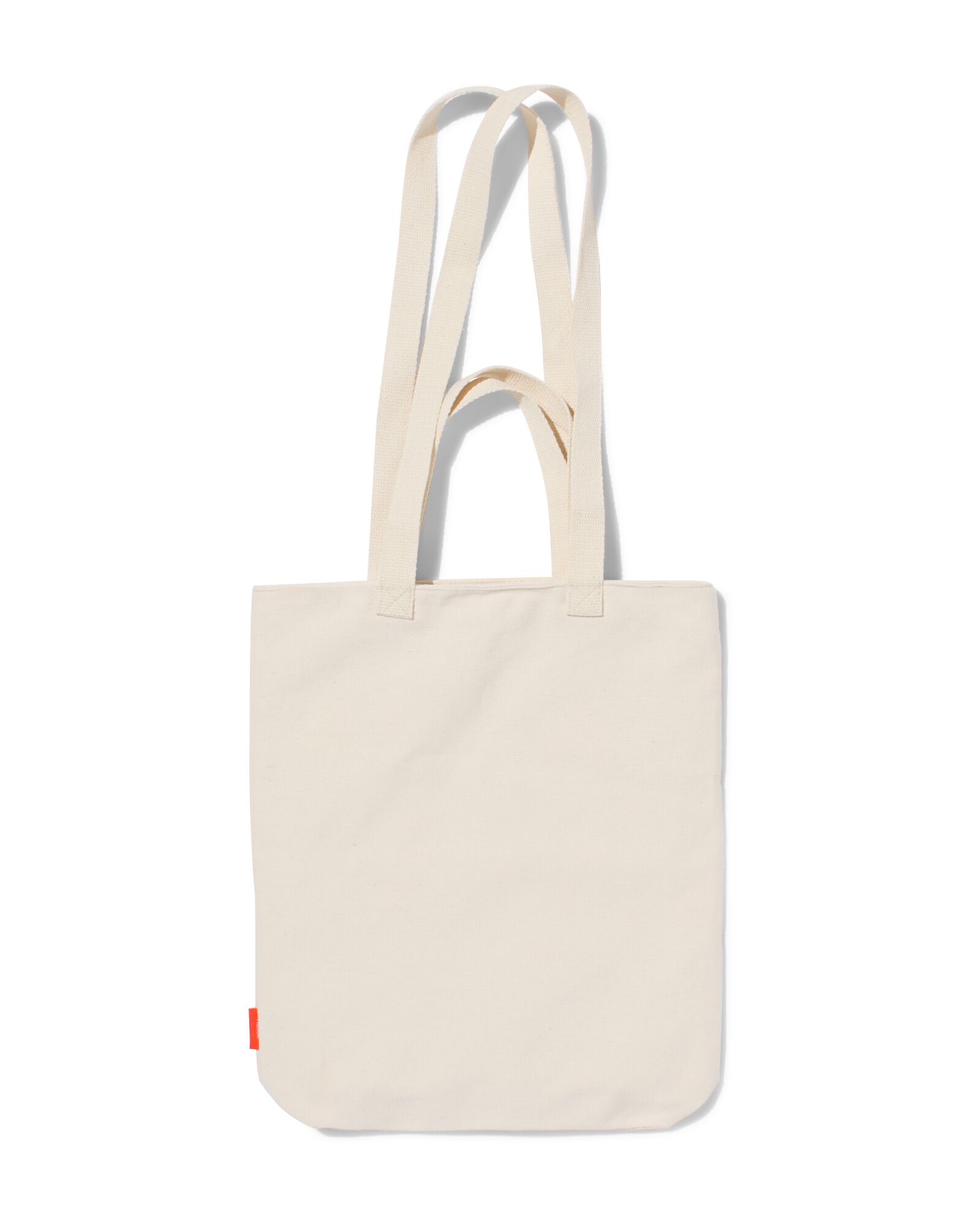 canvas tas 42x36cm bloem - 61130117 - HEMA