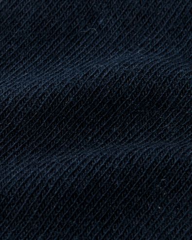 3 paires de chaussettes homme en coton bio bleu foncé bleu foncé - 1000001342 - HEMA