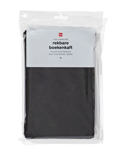 6&nbsp;couvre-livres extensibles noirs - 14522239 - HEMA