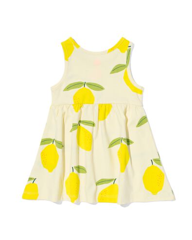 robe débardeur bébé citrons jaune pâle 68 - 33047252 - HEMA