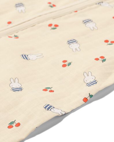 gigoteuse b&eacute;b&eacute; sans manches mousseline Miffy blanc cass&eacute; - 1000031028 - HEMA