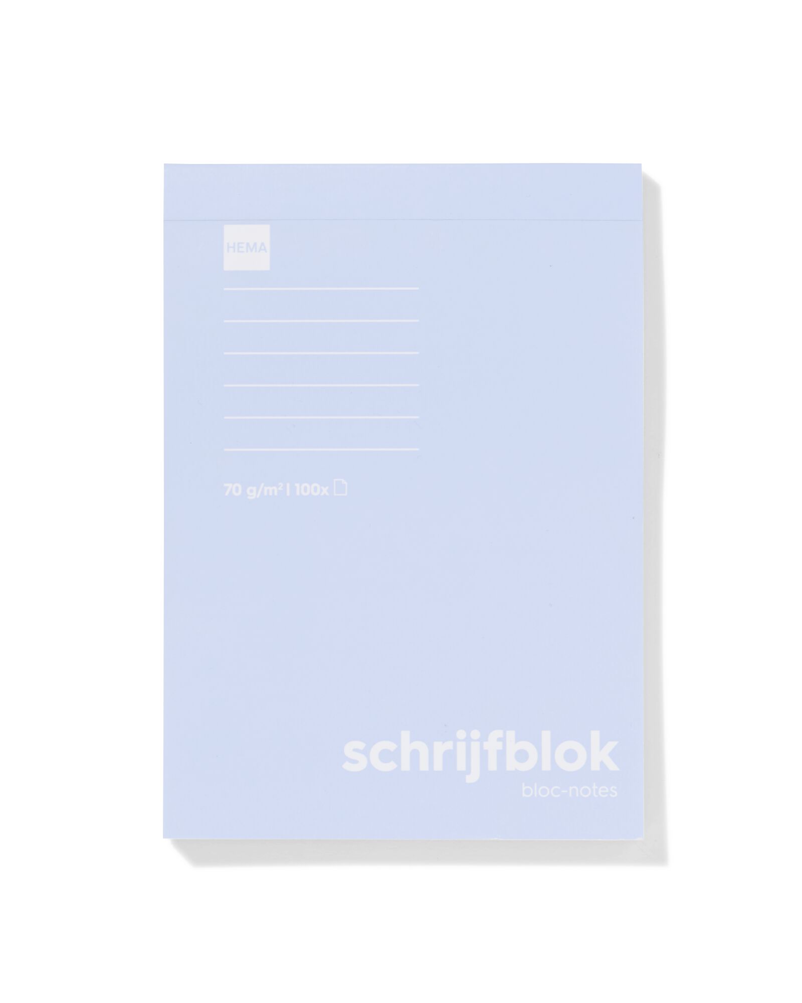 bloc-notes lign&eacute; A6 - 14120014 - HEMA