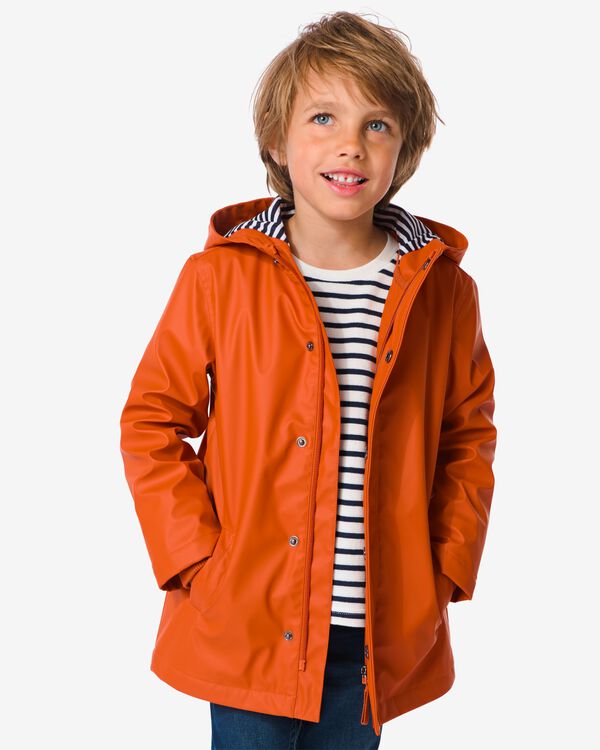 Kinder-Jacke mit Kapuze braun braun - 1000030033 - HEMA