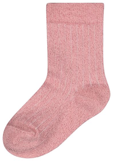 5 Paar Kinder-Socken mit Baumwolle und Glitter bunt 35/38 - 4380084 - HEMA
