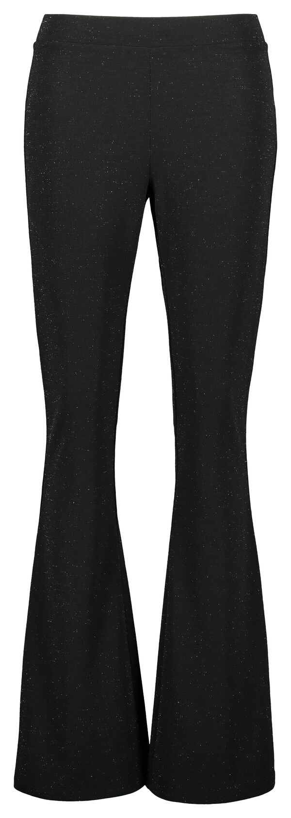 pantalon femme patte déléphant paillettes noir noir - 1000021698 - HEMA