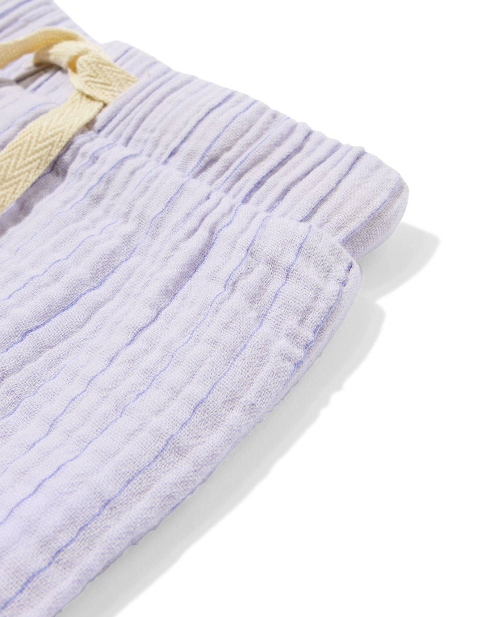Newborn-Shorts aus Musselin, gestreift violett - 33420820PURPLE - HEMA