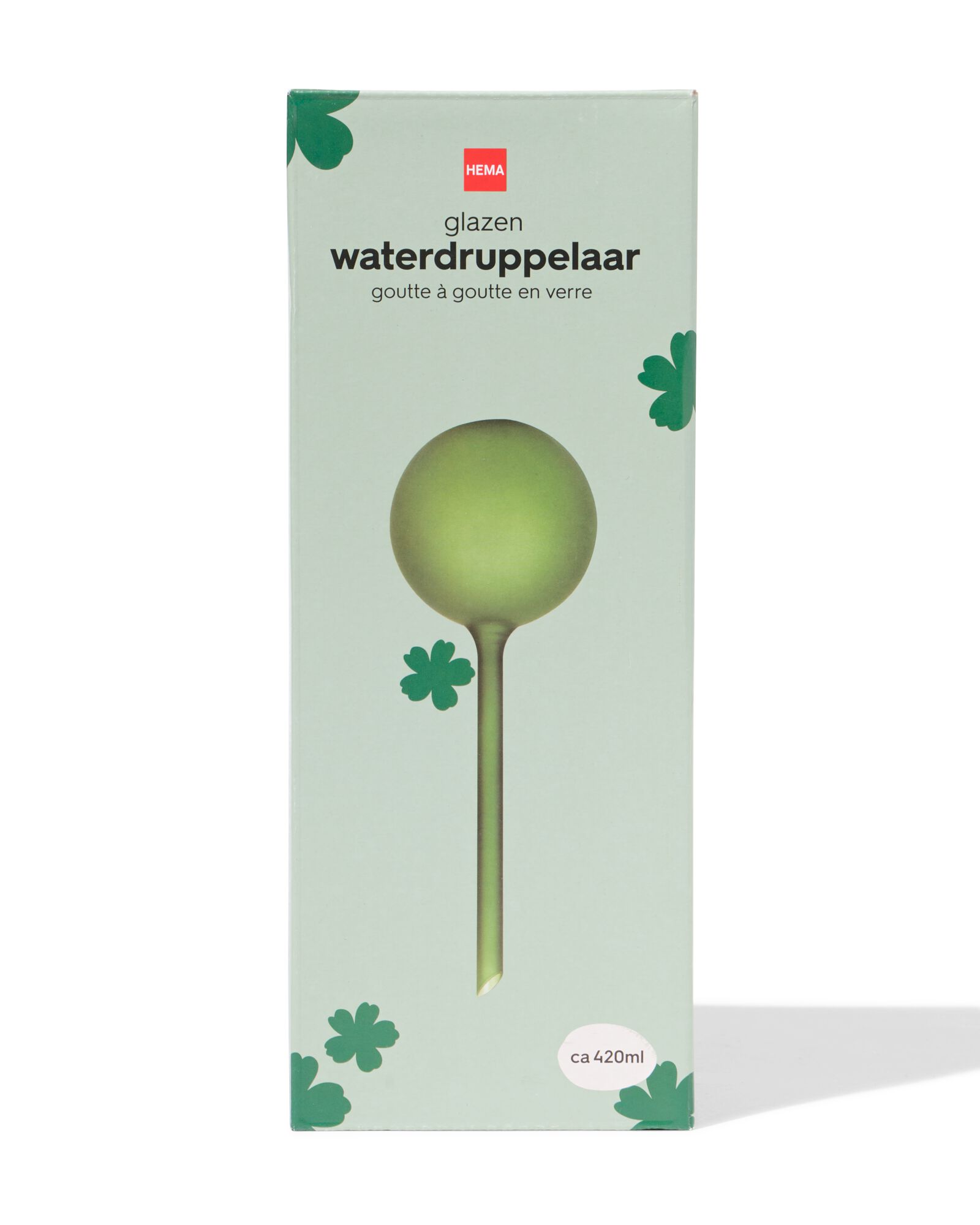 bulle d'arrosage 420 ml verre - 41800073 - HEMA