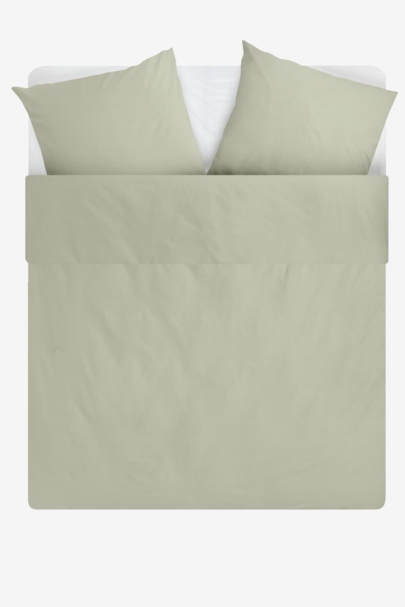 Bettwäsche, Soft Cotton, einfarbig grün grün - 1000016596 - HEMA