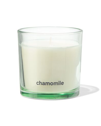 bougie parfum&eacute;e en verre ⌀10x10cm camomille - 13507586 - HEMA