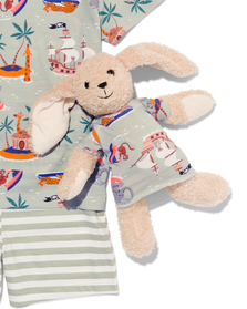 Kinder-Kurzpyjama, Pirat, mit Puppen-Nachthemd hellgrün hellgrün - 1000030191 - HEMA
